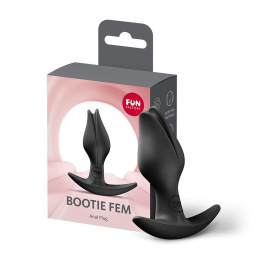 Анальна пробка Fun Factory BOOTIE FEM Black, у вигляді бутона, діаметр 2,9 см, тонкий обмежувач - №6