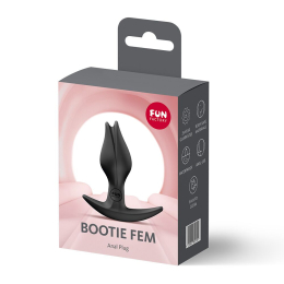 Анальна пробка Fun Factory BOOTIE FEM Black, у вигляді бутона, діаметр 2,9 см, тонкий обмежувач - №7