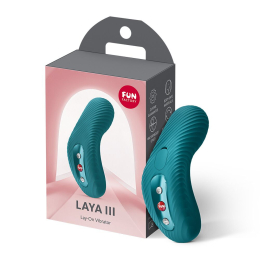 Накладний вібратор Fun Factory LAYA III Bottle Green, ефект постукування пальцем - №6