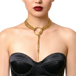 Прикраса на шию Art of Sex - Anaconda, золото - - фото №2