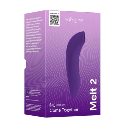 Вакуумний смарт-стимулятор для пар We-Vibe Melt 2 Purple - №13