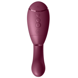 Подвійний вакуумний кліторальний стимулятор з вібрацією Womanizer Next Duo - Dusky Pink - №7