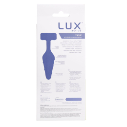 Анальна пробка Lux Active Twist Plug Small Blue - №8