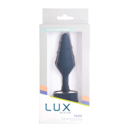 Анальна пробка Lux Active Twist Plug Small Blue - №6