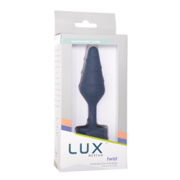 Анальна пробка Lux Active Twist Plug Small Blue - №7