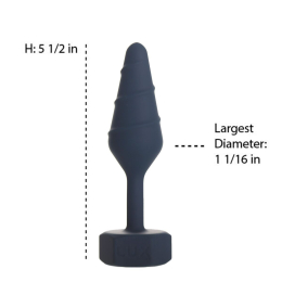 Анальна пробка Lux Active Twist Plug Small Blue - №4