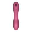 Вакуумний стимулятор із вібрацією Satisfyer Curvy Trinity 3 Red - фото №3