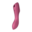 Вакуумний стимулятор із вібрацією Satisfyer Curvy Trinity 3 Red - фото №1