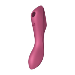 Вакуумний стимулятор із вібрацією Satisfyer Curvy Trinity 3 Red 