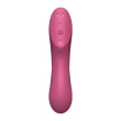 Вакуумний стимулятор із вібрацією Satisfyer Curvy Trinity 3 Red - фото №4