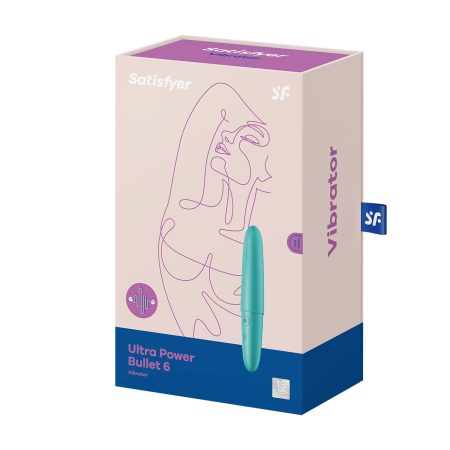 Мінівібратор Satisfyer Ultra Power Bullet 6 Turquoise - фото №7