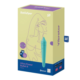 Смарт міні-вібратор Satisfyer Ultra Power Bullet 8 Turquoise - - фото №6