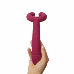 Вібратор для пар Love To Love PLEASE ME - PLUM STAR з трьома моторами, гнучкий - №13