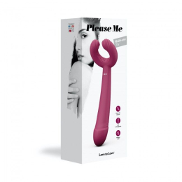 Вібратор для пар Love To Love PLEASE ME - PLUM STAR з трьома моторами, гнучкий - №7
