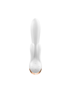 Смарт вібратор-кролик із подвійним відростком Satisfyer Double Flex White - - фото №3