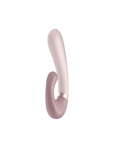 Смарт вібратор-кролик із підігрівом Satisfyer Heat Wave Mauve - фото