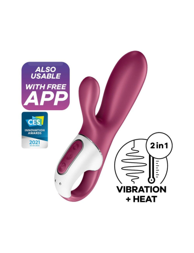 Смарт вібратор кролик із підігрівом Satisfyer Hot Bunny - фото