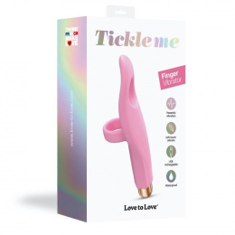 Вібратор на палець Love To Love Tickle me - BABY PINK перезаряджається, 3 варіанти використання - - фото №6