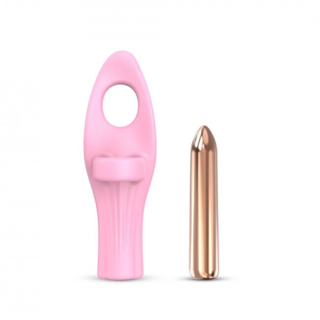 Вібратор на палець Love To Love Tickle me - BABY PINK перезаряджається, 3 варіанти використання - фото №2