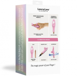 Вібратор на палець Love To Love Tickle me - BABY PINK перезаряджається, 3 варіанти використання - - фото №7
