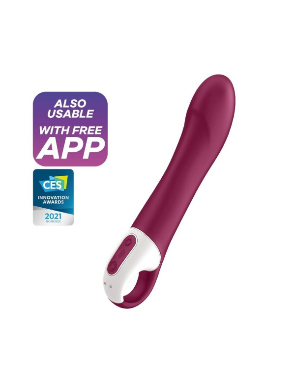 Смарт вібратор точки G Satisfyer Big Heat з функцією підігріву - фото
