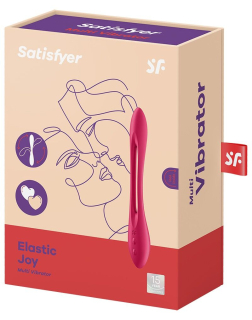 Універсальний гнучкий вібратор для пар Satisfyer Elastic Joy Red - №6