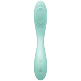 Вібратор із перлинною стимуляцією точки G Satisfyer Rrrolling Pleasure Mint - - фото №4