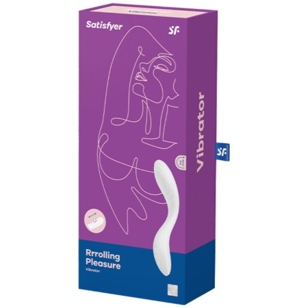 Вібратор із перлинною стимуляцією точки G Satisfyer Rrrolling Pleasure White - фото №5