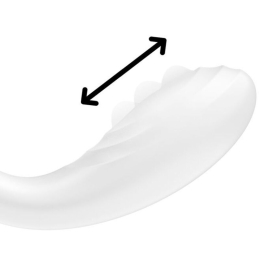 Вібратор із перлинною стимуляцією точки G Satisfyer Rrrolling Pleasure White - - фото №2