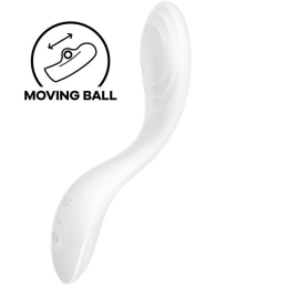 Вібратор із перлинною стимуляцією точки G Satisfyer Rrrolling Pleasure White - фото
