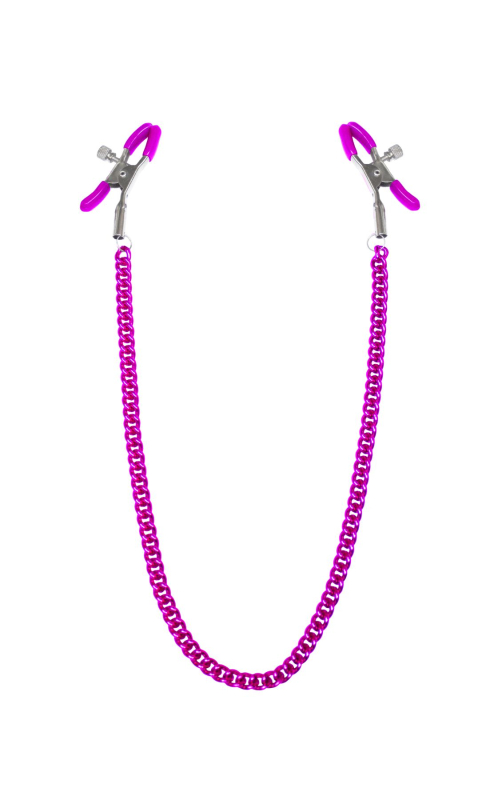 Затискачі для сосків з ланцюжком Feral Feelings - Nipple clamps Classic, рожевий - фото